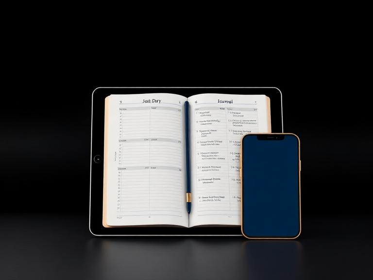 Mockup do bônus: Diário do Sono de 7 Dias