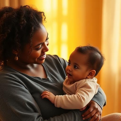 Aline Costa com seu bebê